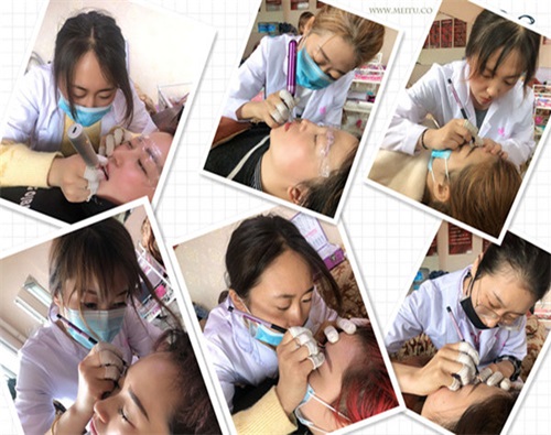 威海以琳美容美發(fā)學(xué)校第二十九期半永久紋繡課程開課啦！