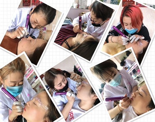 威海以琳美容美發(fā)學(xué)校第二十九期半永久紋繡課程開課啦！