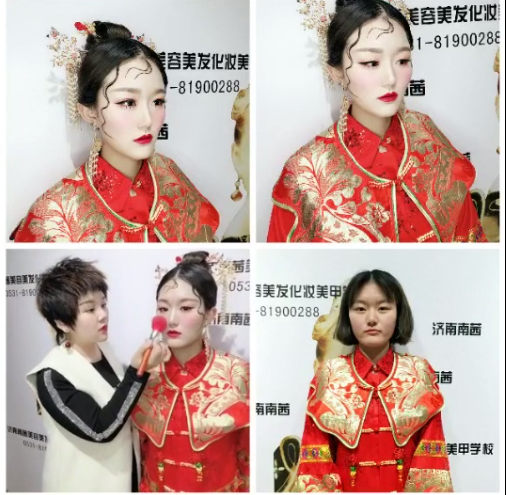 中式嫁衣“秀禾妝”如何畫出來(lái)？